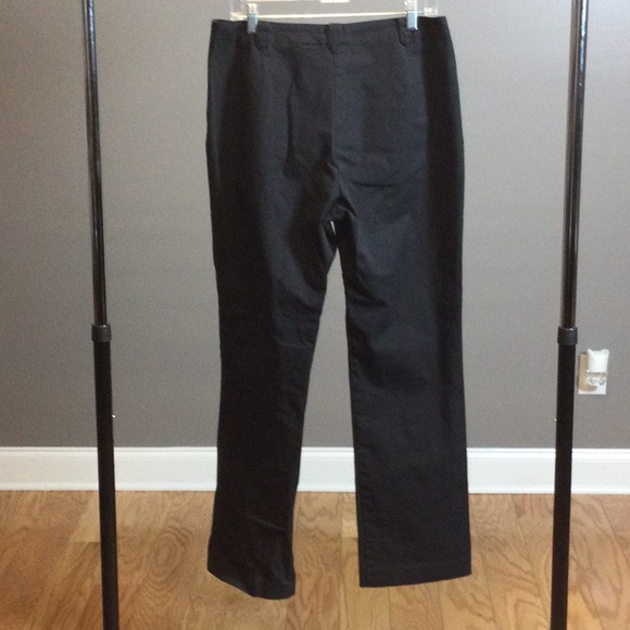 14T L.L. Bean black cotton stretch pants - Picture 7 of 15